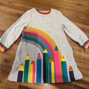 Mini Biden Colored Pencils Dress 3-4Y